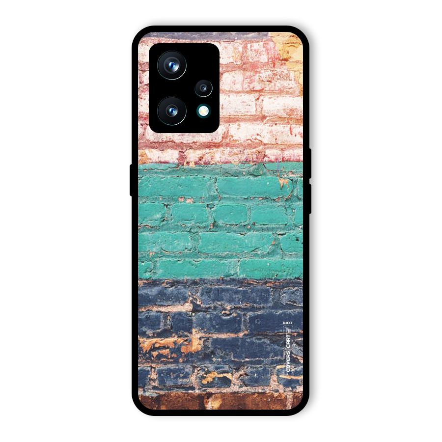 Wall Grafitty Glass Back Case for Realme 9 Pro Plus 5G