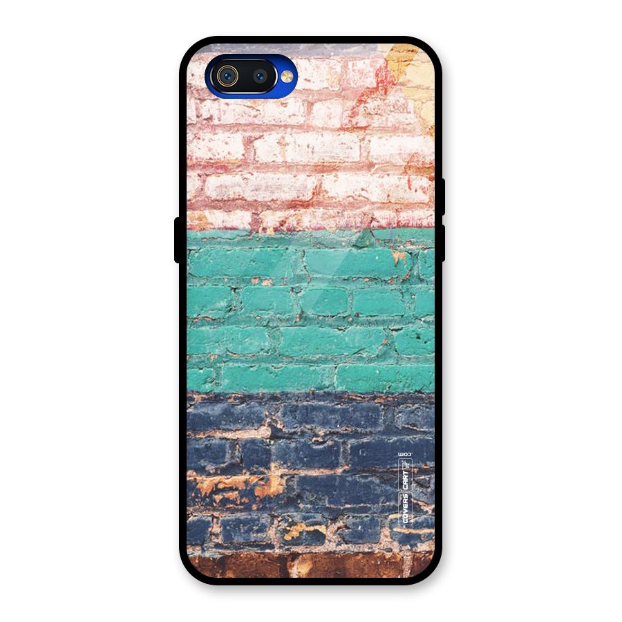 Wall Grafitty Glass Back Case for Realme C2