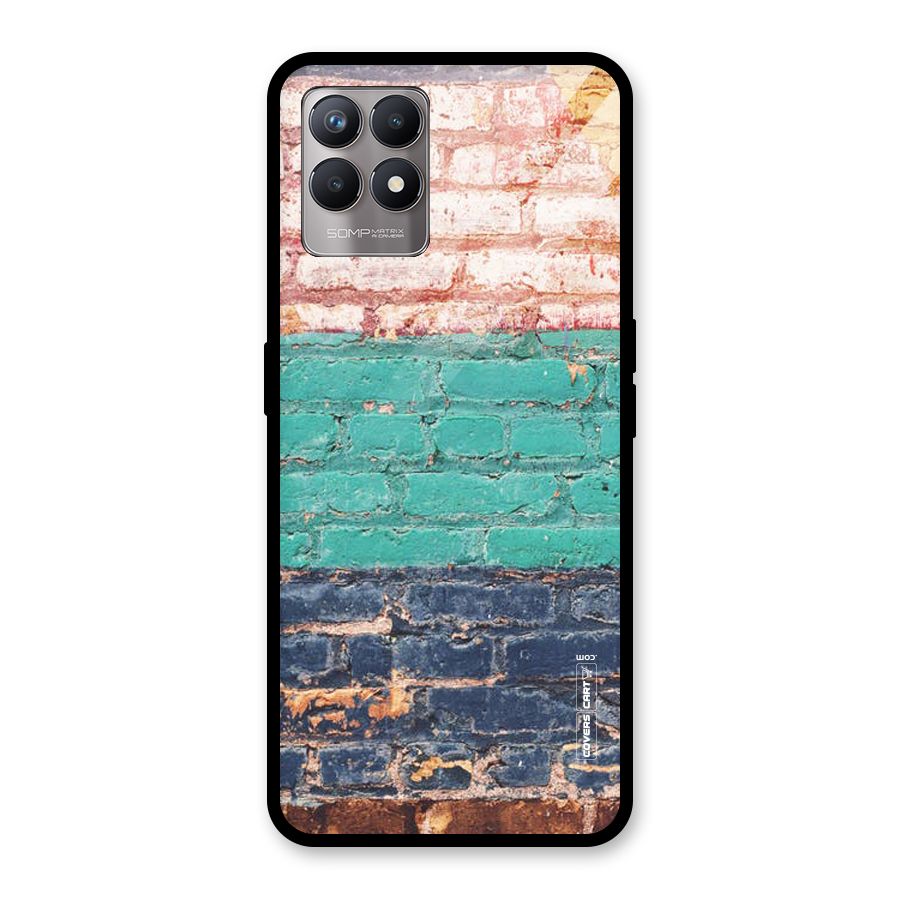 Wall Grafitty Glass Back Case for Realme Narzo 50