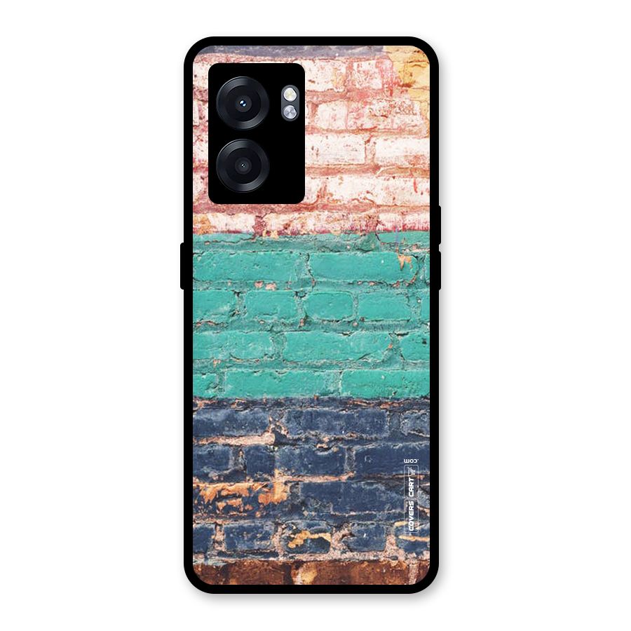Wall Grafitty Glass Back Case for Realme Narzo 50 5G