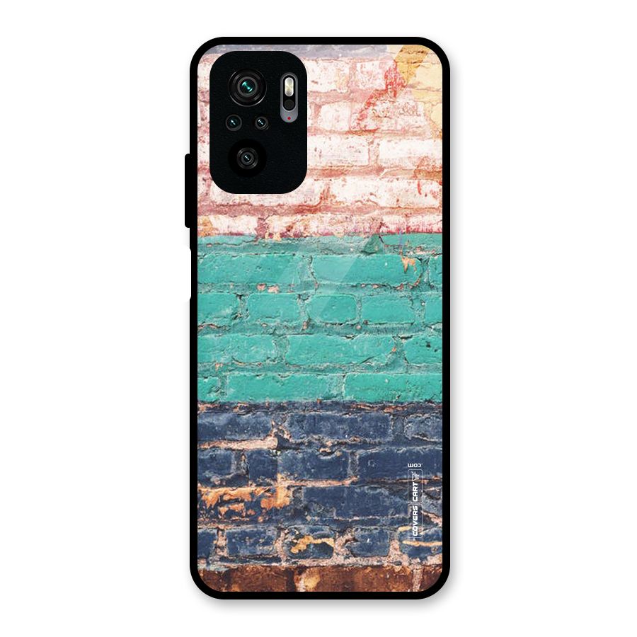 Wall Grafitty Glass Back Case for Redmi Note 10S