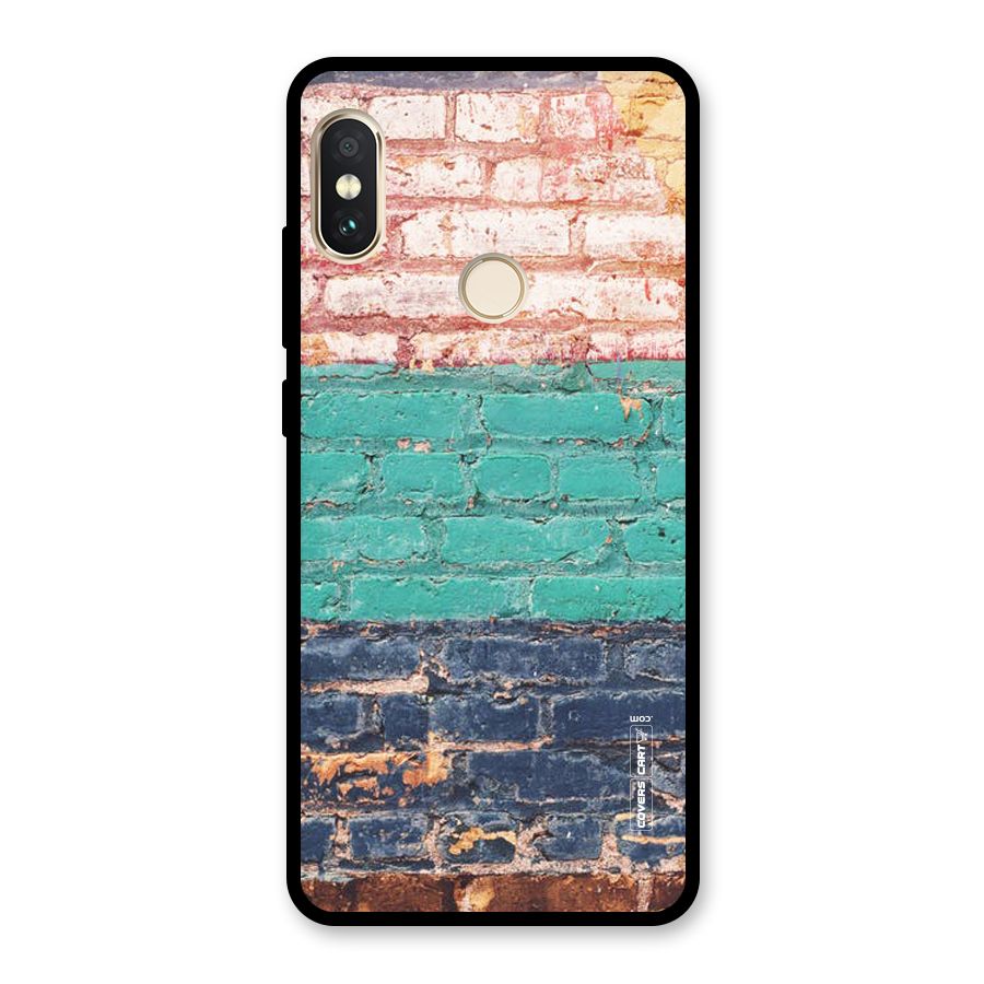 Wall Grafitty Glass Back Case for Redmi Note 5 Pro