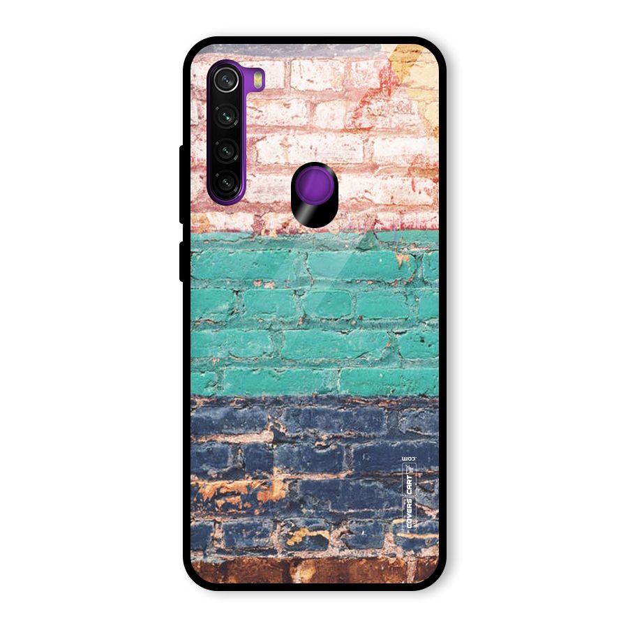 Wall Grafitty Glass Back Case for Redmi Note 8