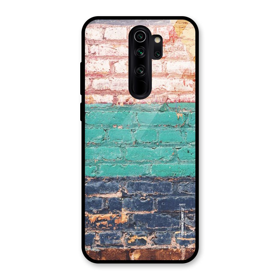 Wall Grafitty Glass Back Case for Redmi Note 8 Pro