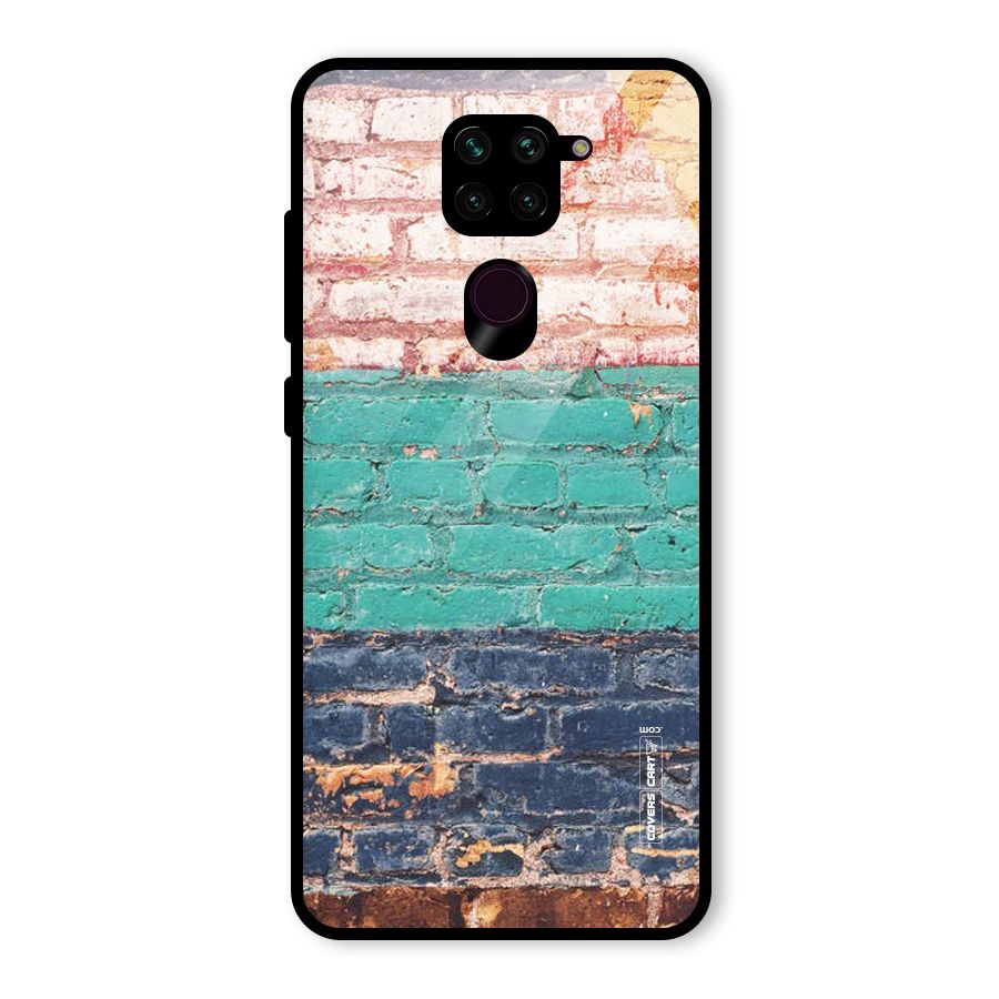 Wall Grafitty Glass Back Case for Redmi Note 9