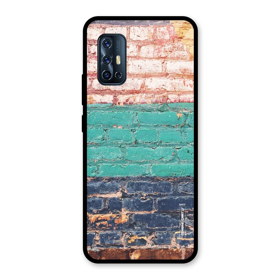 Wall Grafitty Glass Back Case for Vivo V17