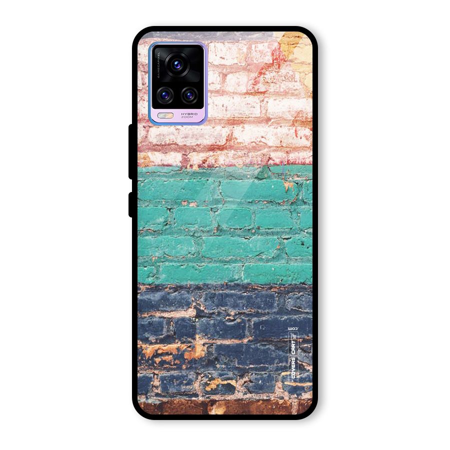 Wall Grafitty Glass Back Case for Vivo V20 Pro