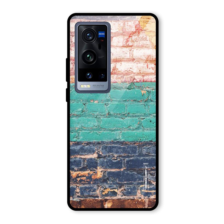 Wall Grafitty Glass Back Case for Vivo X60 Pro Plus