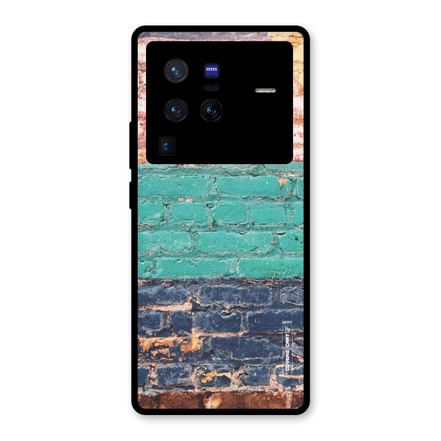 Wall Grafitty Glass Back Case for Vivo X80 Pro