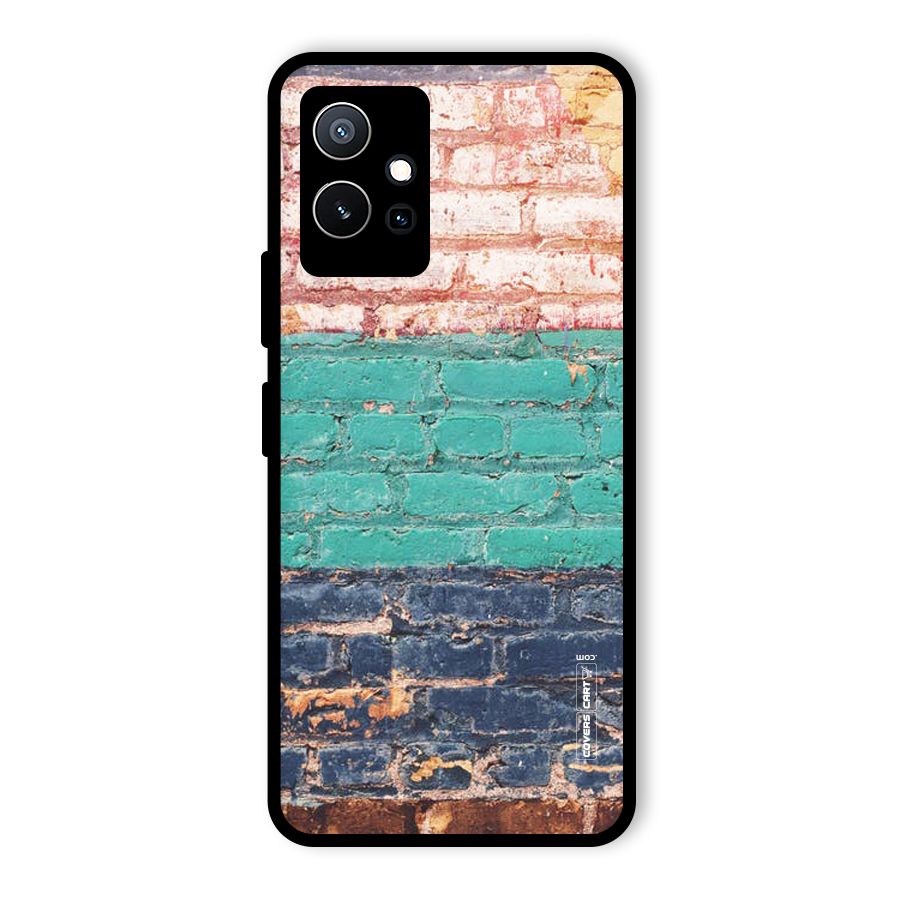 Wall Grafitty Glass Back Case for Vivo Y75 5G