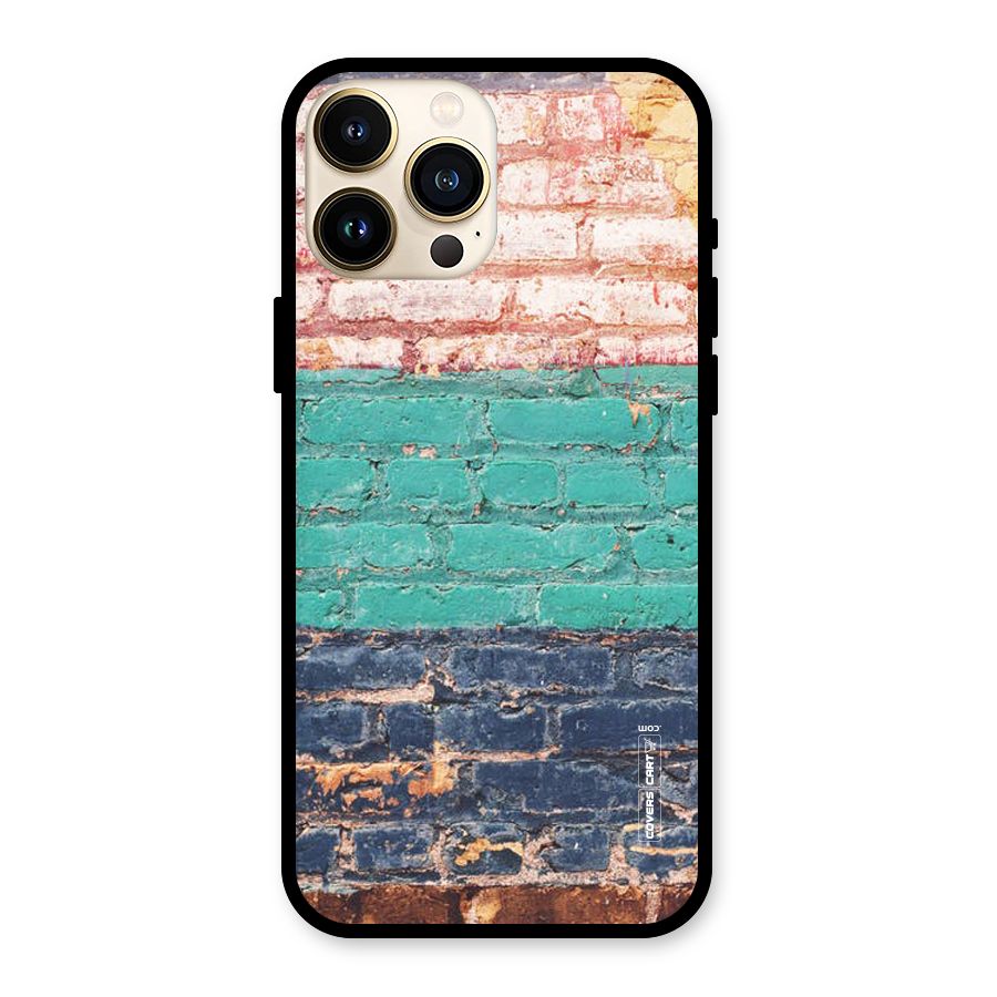 Wall Grafitty Glass Back Case for iPhone 13 Pro Max