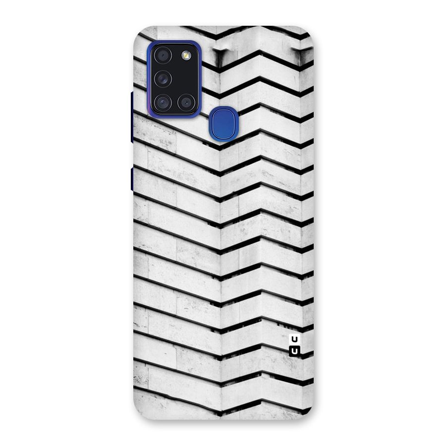 Wall Zig Zag Back Case for Galaxy A21s