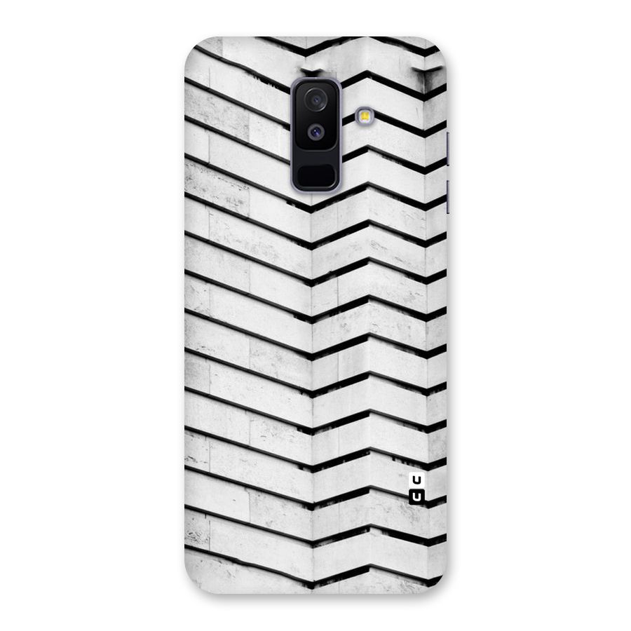 Wall Zig Zag Back Case for Galaxy A6 Plus
