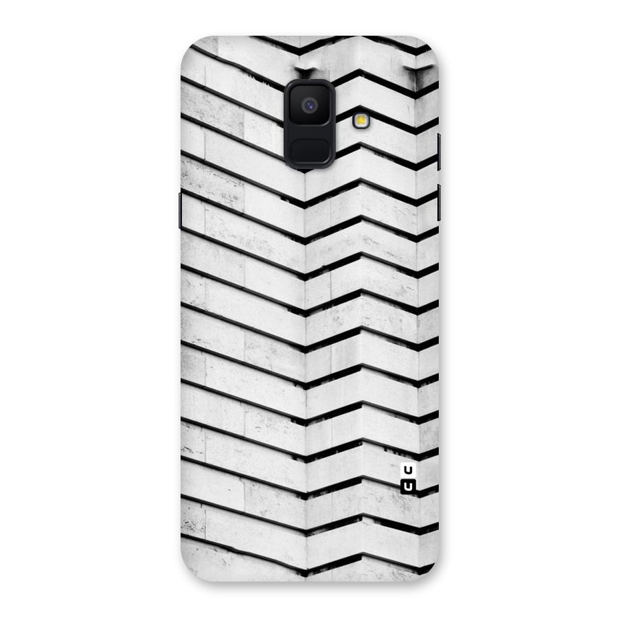 Wall Zig Zag Back Case for Galaxy A6 (2018)