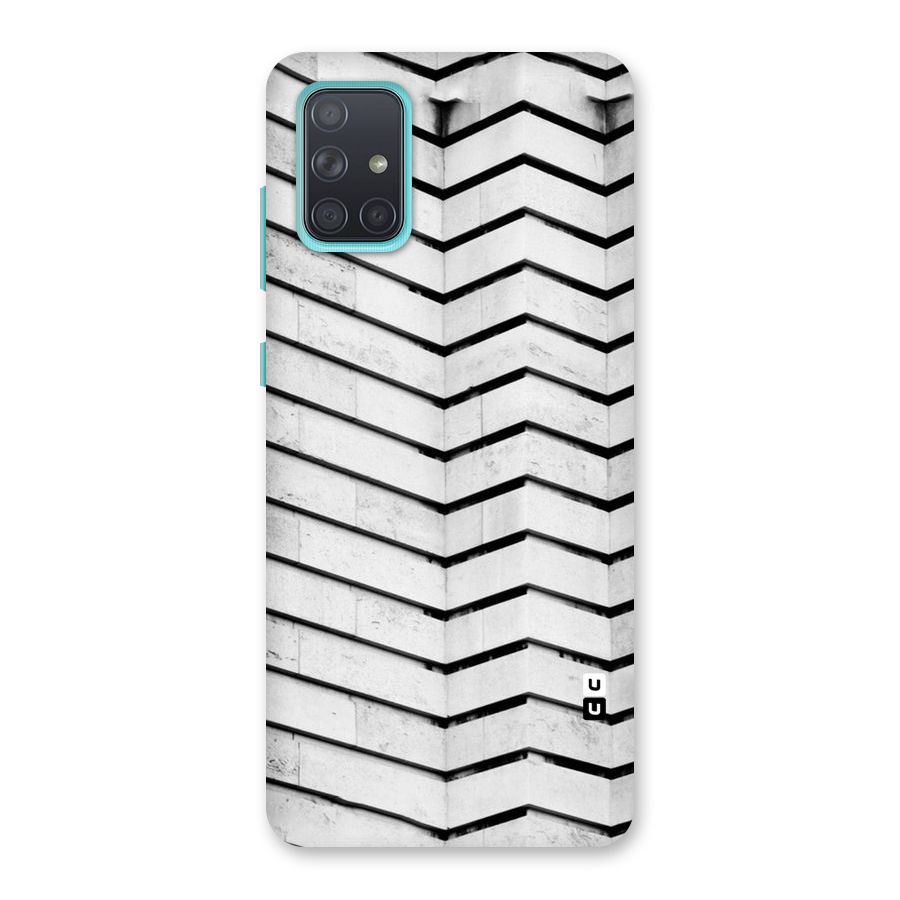 Wall Zig Zag Back Case for Galaxy A71