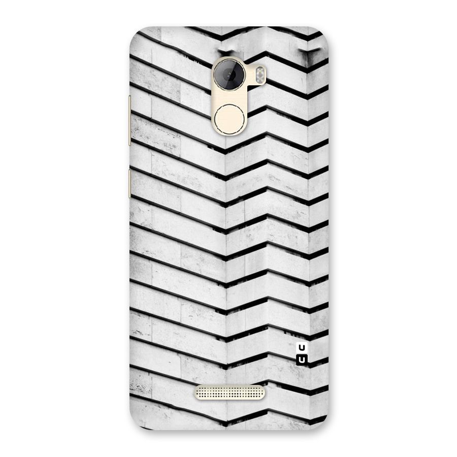 Wall Zig Zag Back Case for Gionee A1 LIte