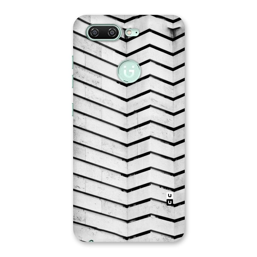 Wall Zig Zag Back Case for Gionee S10