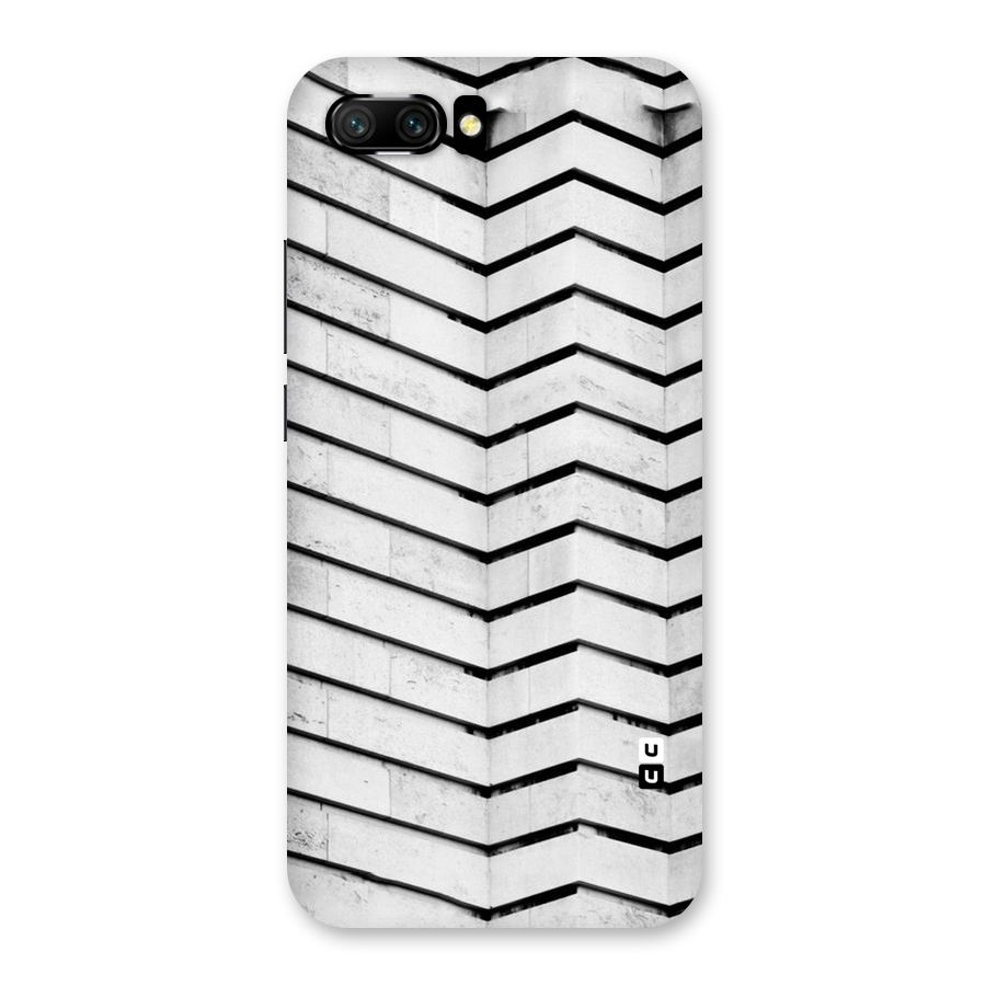 Wall Zig Zag Back Case for Honor 10