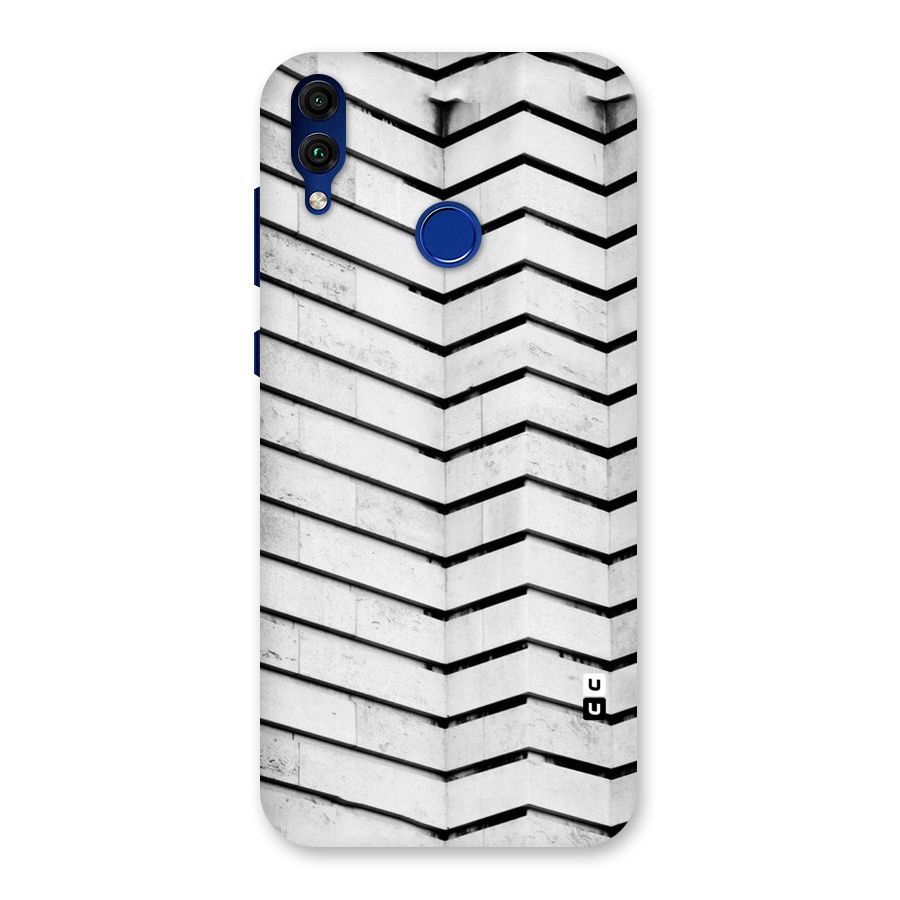 Wall Zig Zag Back Case for Honor 8C