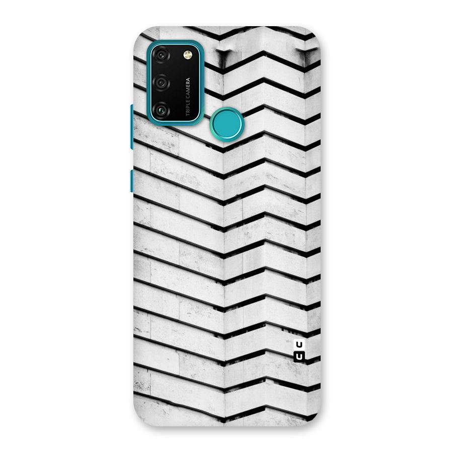 Wall Zig Zag Back Case for Honor 9A