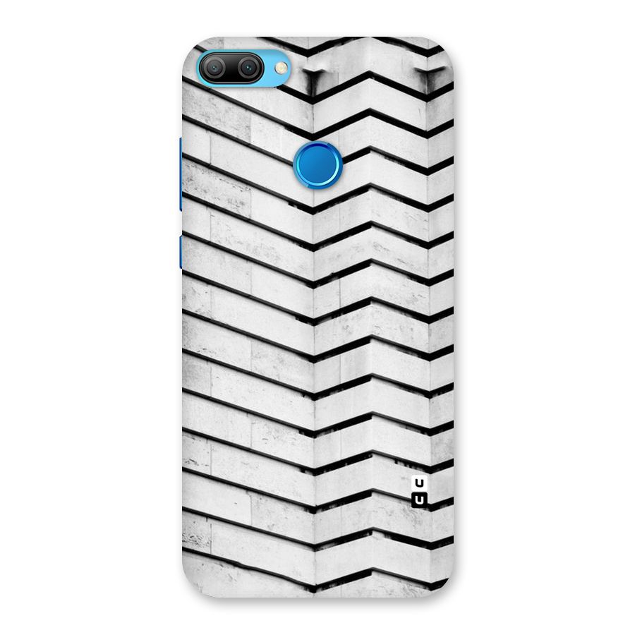Wall Zig Zag Back Case for Honor 9N