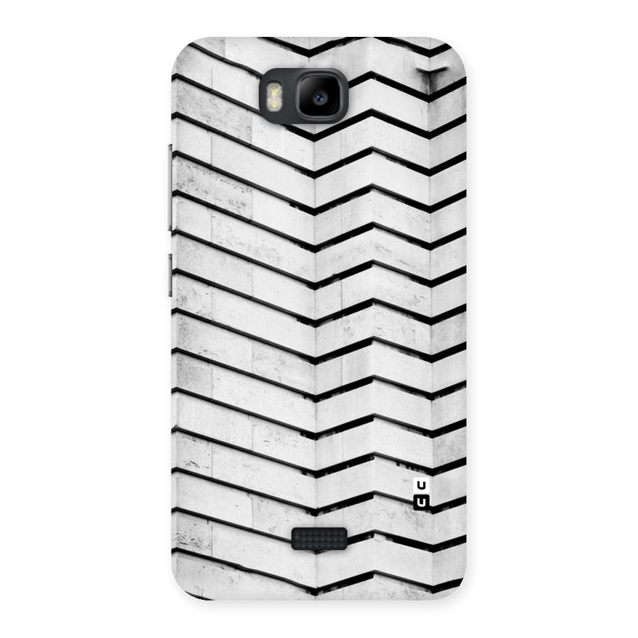 Wall Zig Zag Back Case for Honor Bee