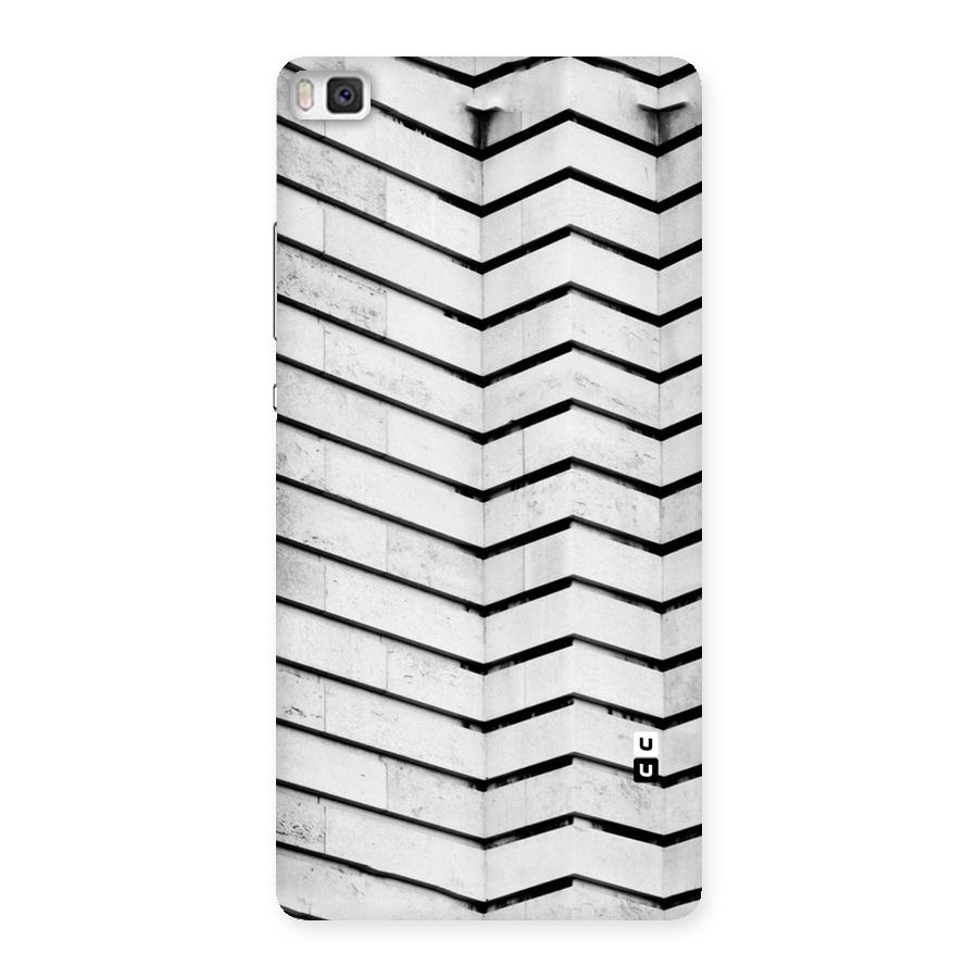 Wall Zig Zag Back Case for Huawei P8