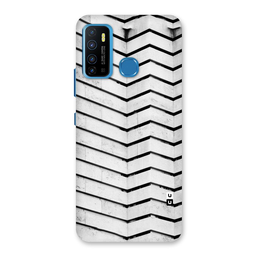 Wall Zig Zag Back Case for Infinix Hot 9