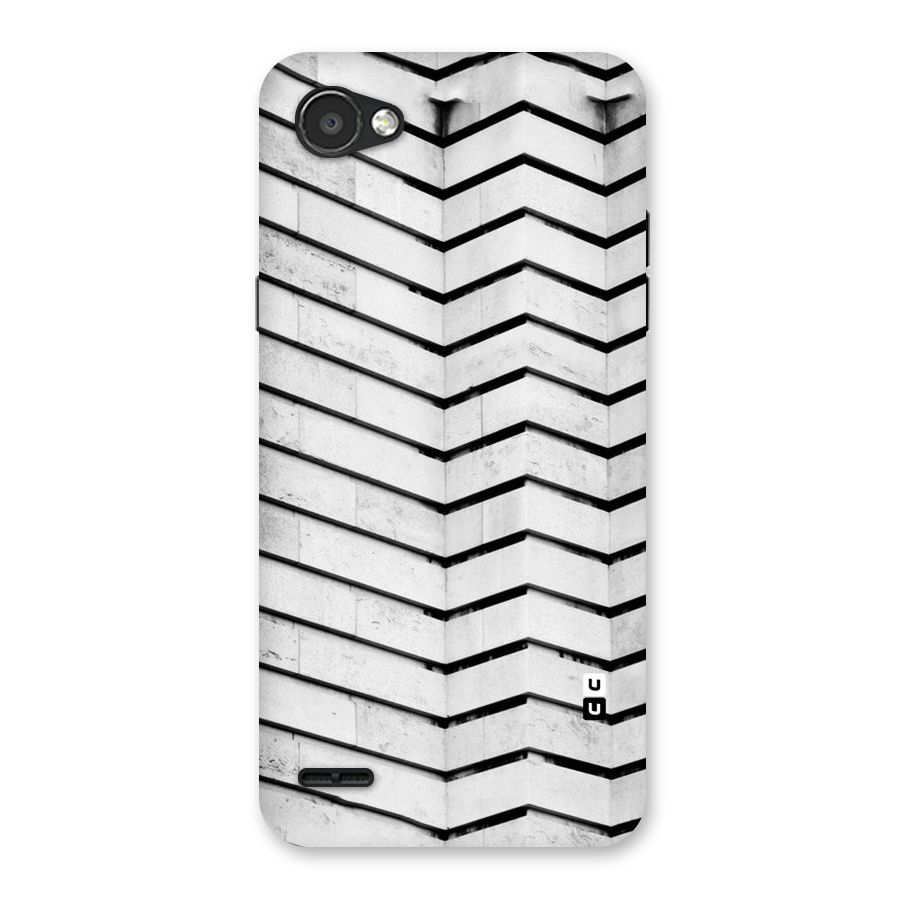Wall Zig Zag Back Case for LG Q6