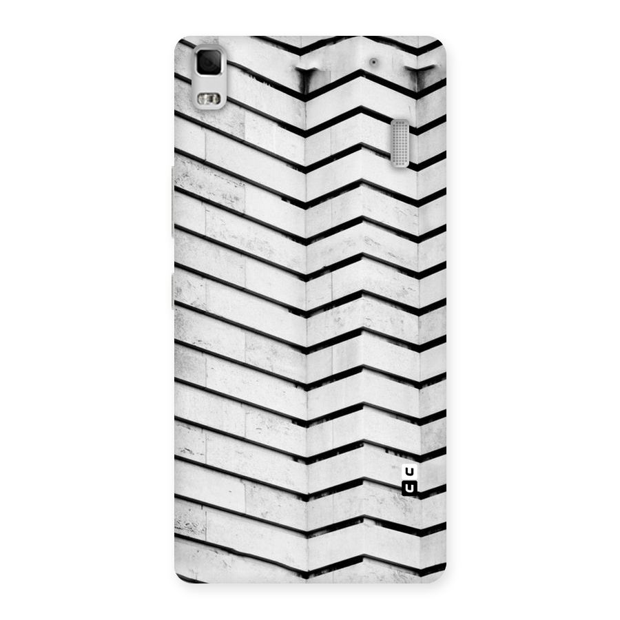 Wall Zig Zag Back Case for Lenovo K3 Note