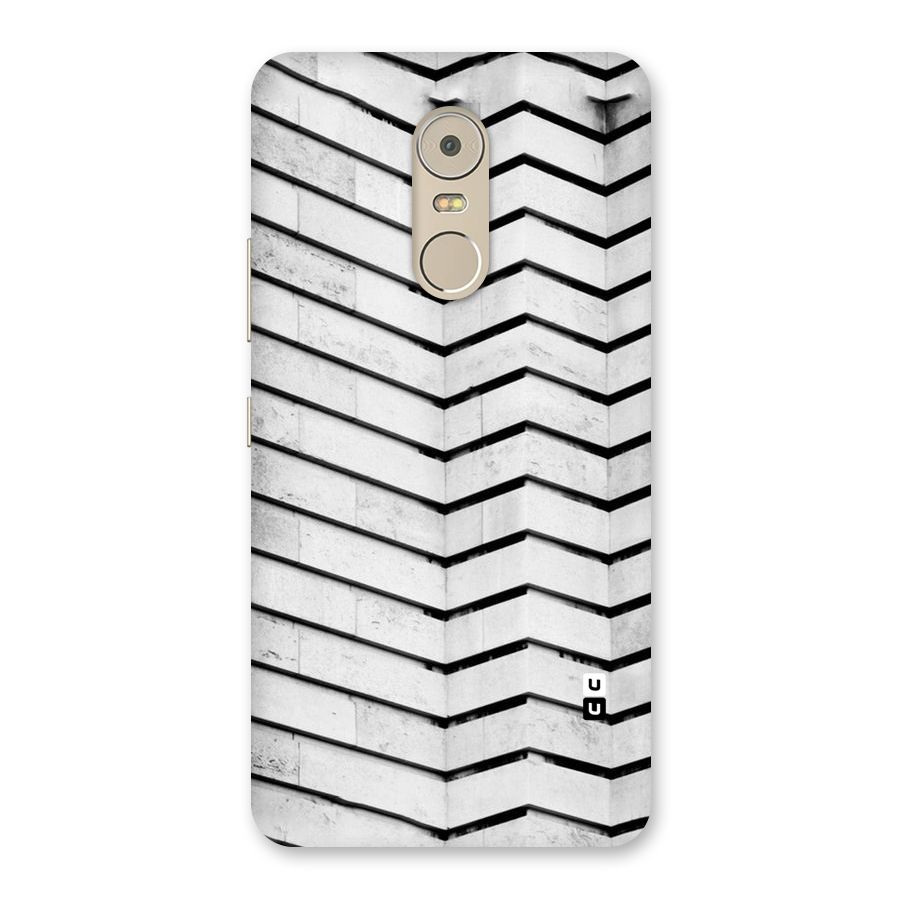 Wall Zig Zag Back Case for Lenovo K6 Note