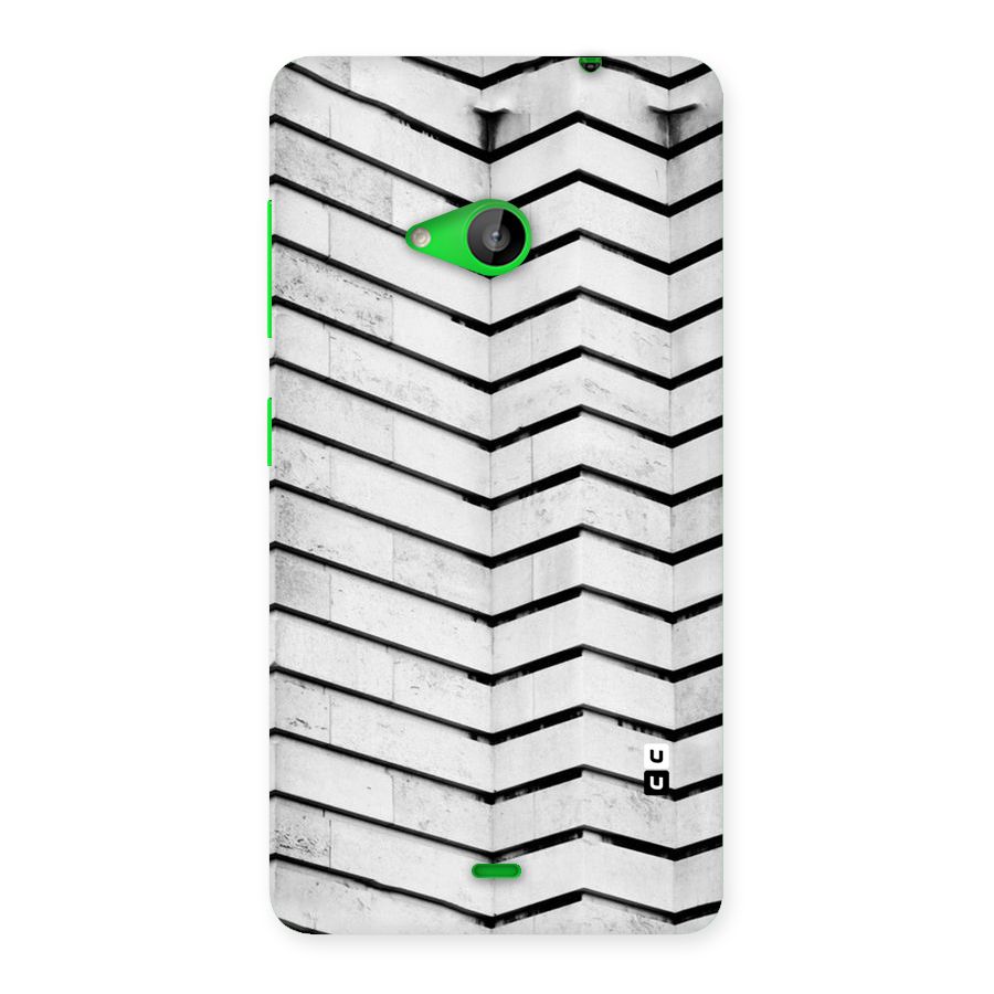 Wall Zig Zag Back Case for Lumia 535