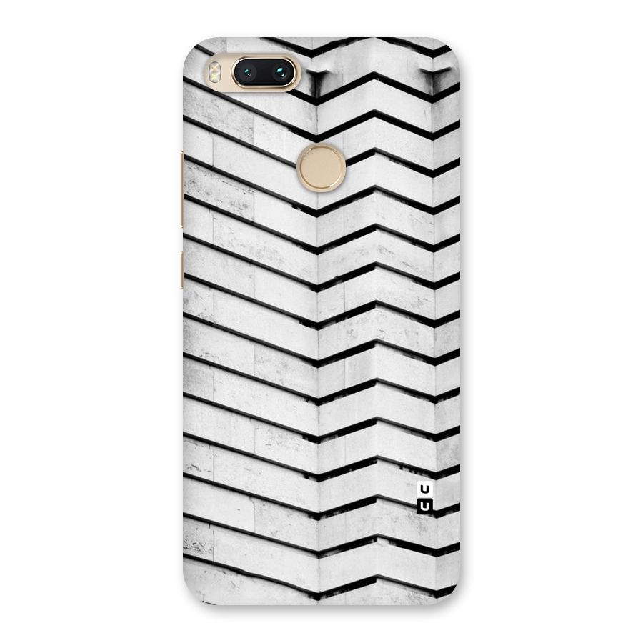 Wall Zig Zag Back Case for Mi A1