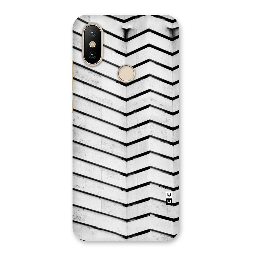 Wall Zig Zag Back Case for Mi A2