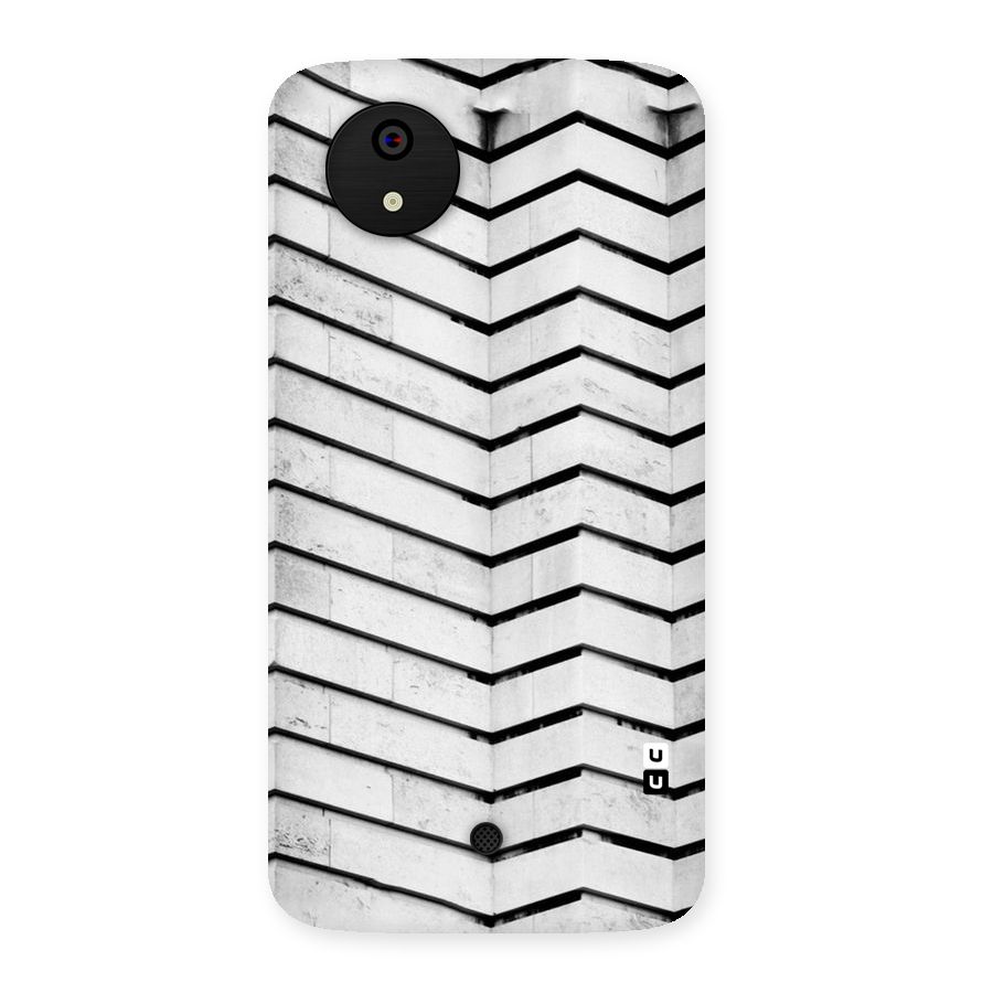 Wall Zig Zag Back Case for Micromax Canvas A1