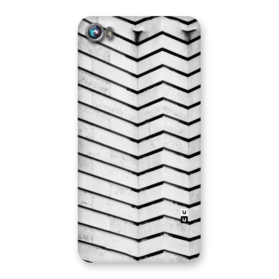 Wall Zig Zag Back Case for Micromax Canvas Fire 4 A107