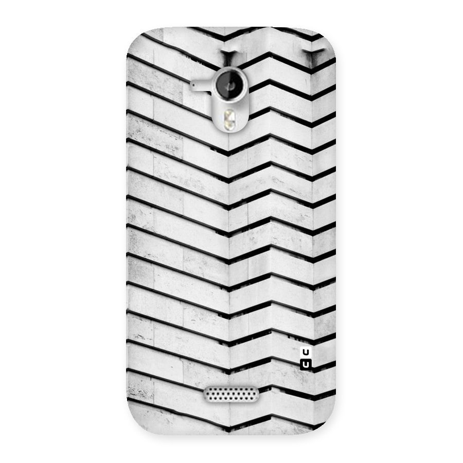 Wall Zig Zag Back Case for Micromax Canvas HD A116