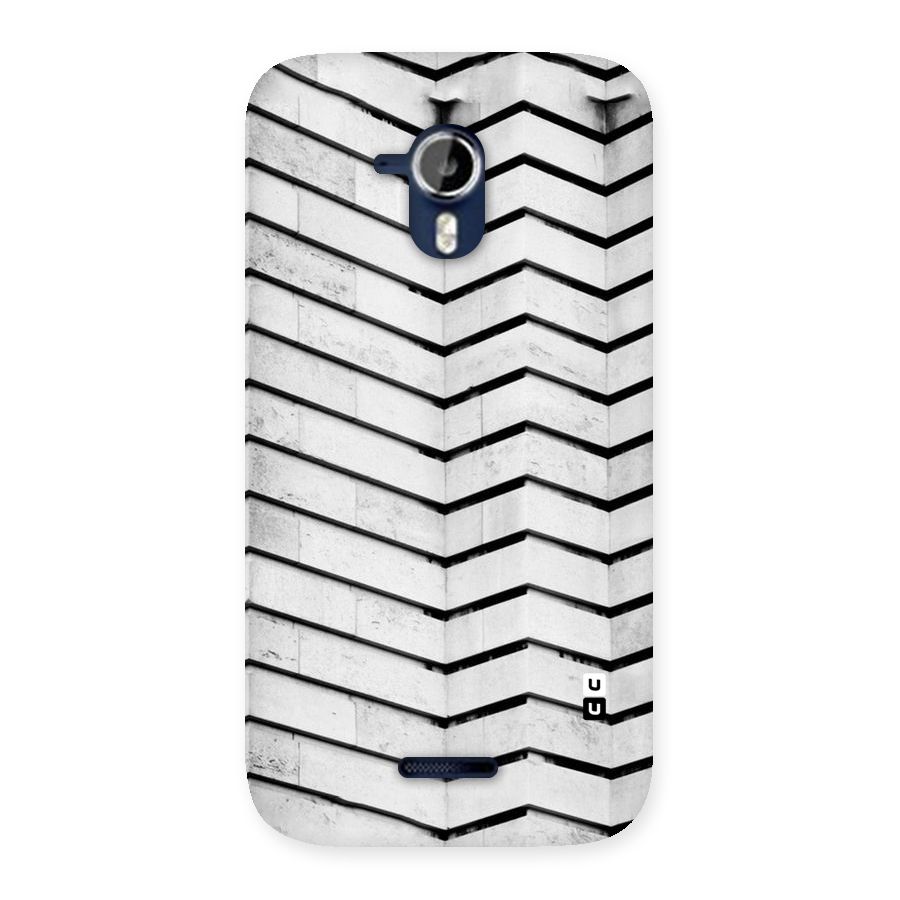 Wall Zig Zag Back Case for Micromax Canvas Magnus A117