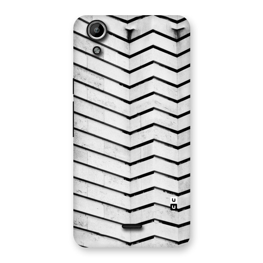 Wall Zig Zag Back Case for Micromax Canvas Selfie Lens Q345