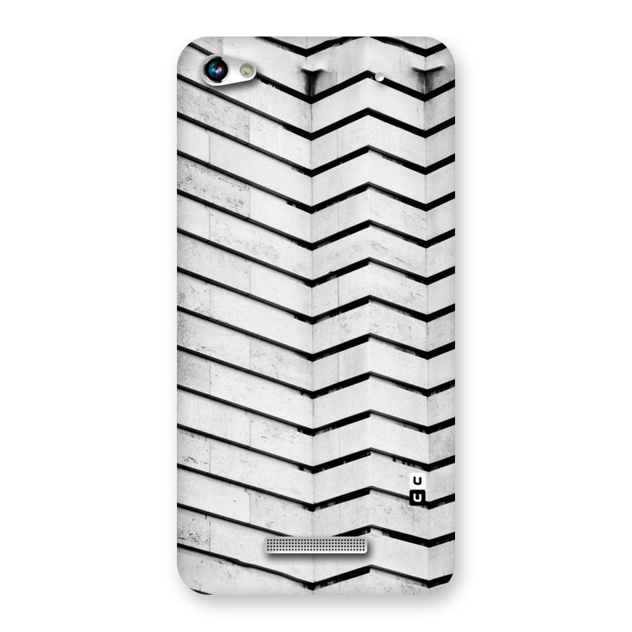 Wall Zig Zag Back Case for Micromax Hue 2