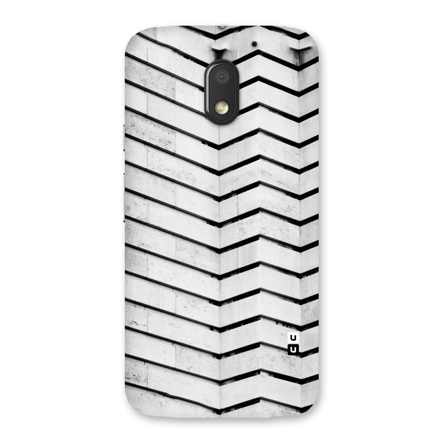 Wall Zig Zag Back Case for Moto E3 Power