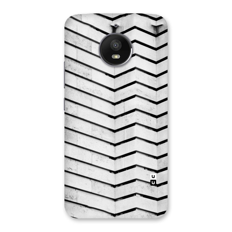 Wall Zig Zag Back Case for Moto E4 Plus
