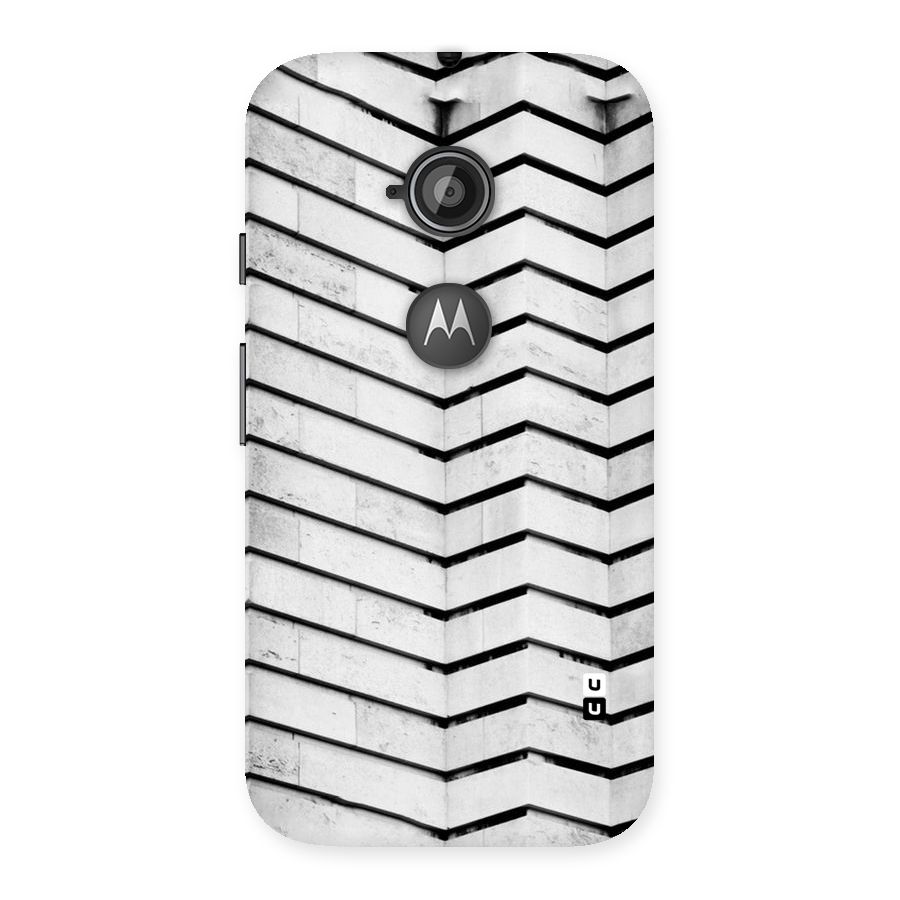Wall Zig Zag Back Case for Moto E 2nd Gen