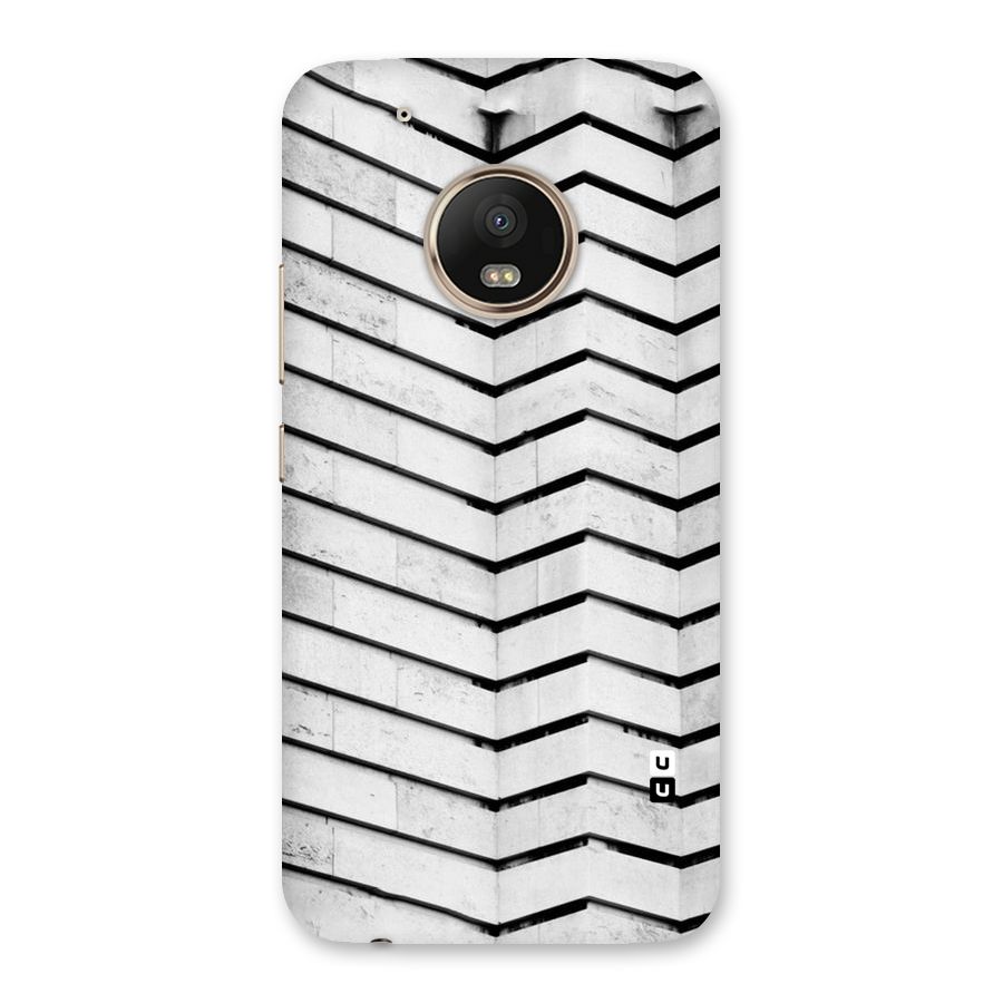 Wall Zig Zag Back Case for Moto G5 Plus