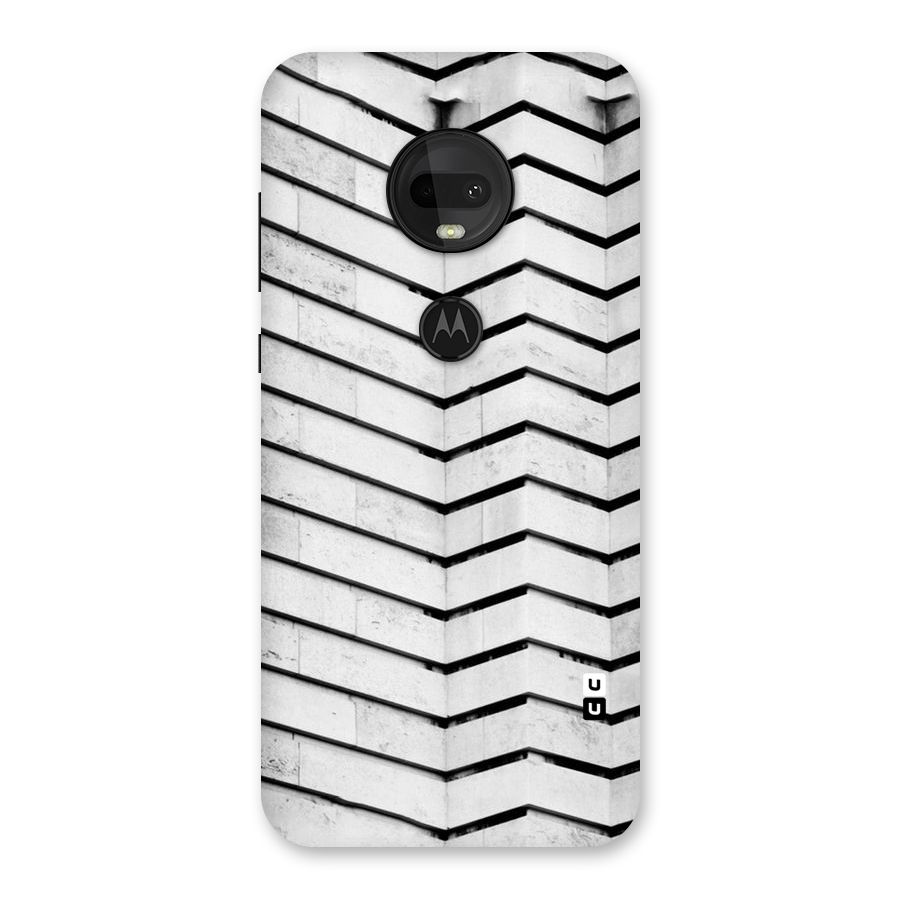 Wall Zig Zag Back Case for Moto G7