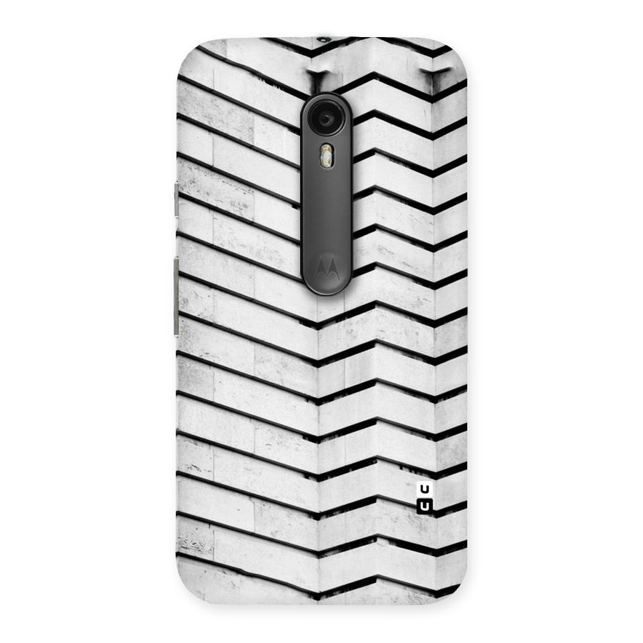 Wall Zig Zag Back Case for Moto G Turbo