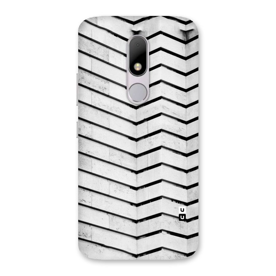 Wall Zig Zag Back Case for Moto M