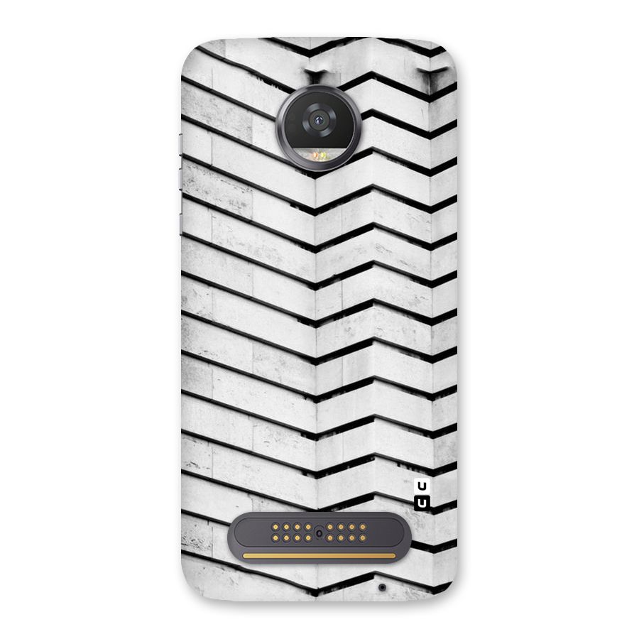 Wall Zig Zag Back Case for Moto Z2 Play