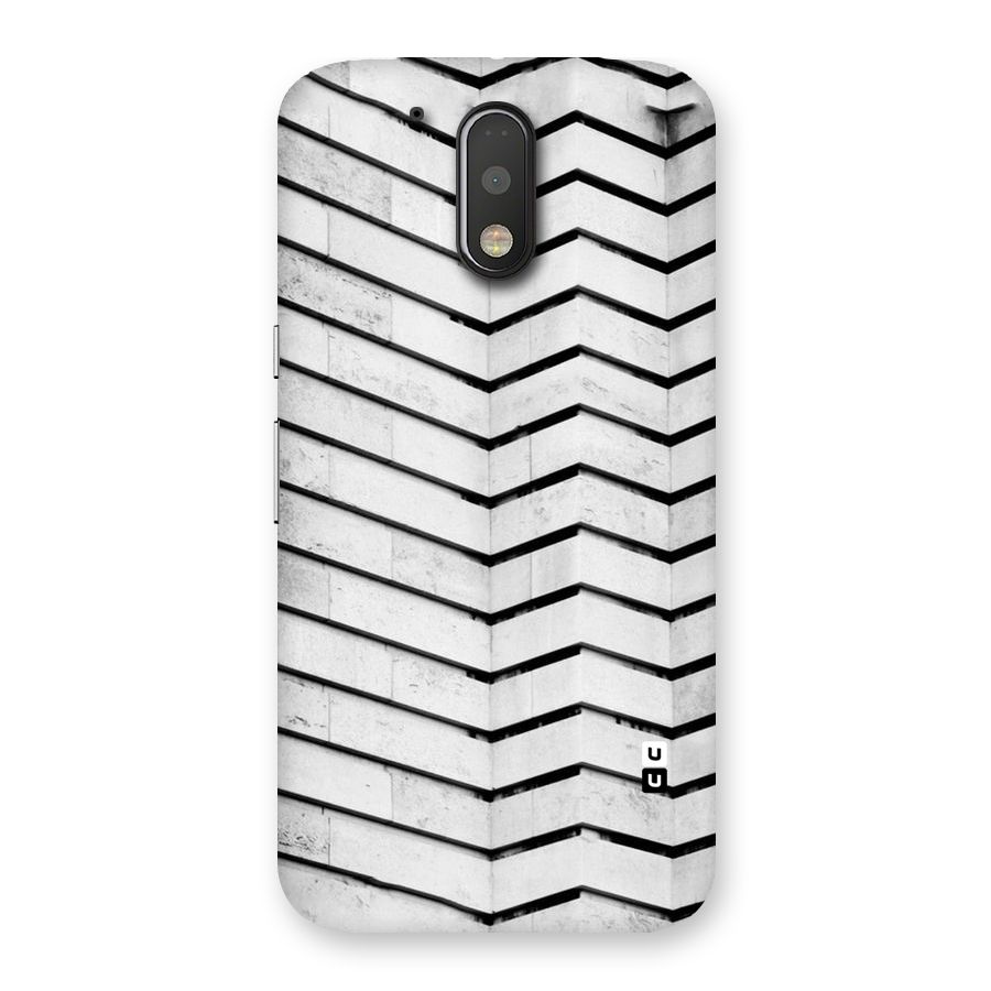 Wall Zig Zag Back Case for Motorola Moto G4 Plus