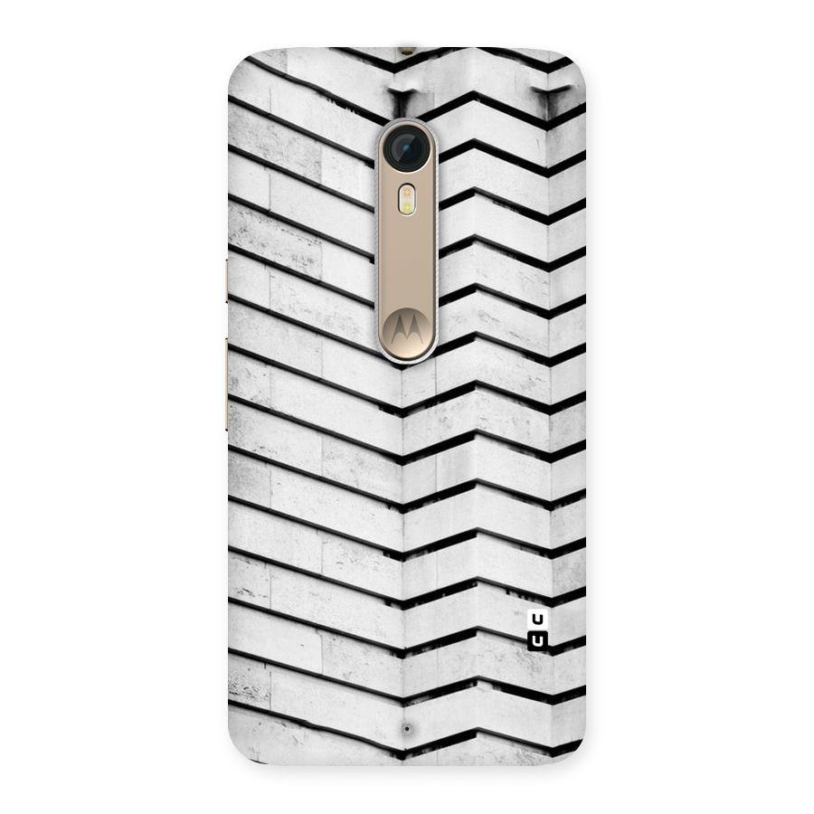 Wall Zig Zag Back Case for Motorola Moto X Style